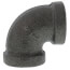 1/4" Black 90° Elbow