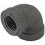 1/4" Black 90-Degree Elbow
