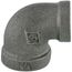 3/8" x 1/4" Black 90-Degree Reducing Elbow