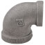 1/2" x 3/8" Black 90-Degree Reducing Elbow