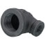 3/4" x 1/4" Black 90-Degree Reducing Elbow