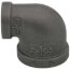 3/4" x 3/8" Black 90-Degree Reducing Elbow