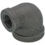 3/4" x 3/8" Black 90-Degree Reducing Elbow