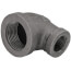 1" x 1/2" Black 90-Degree Reducing Elbow