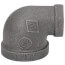 1" x 1/2" Black 90-Degree Reducing Elbow