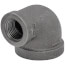 1" x 1/2" Black 90-Degree Reducing Elbow