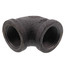 1" Black 90° Elbow