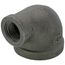 1-1/4" x 1/2" Black 90-Degree Reducing Elbow