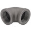 1-1/4" Black 90-Degree Elbow