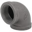 1-1/4" Black 90-Degree Elbow