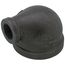 1-1/2" x 1/2" Black 90-Degree Reducing Elbow