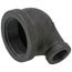1-1/2" x 1/2" Black 90-Degree Reducing Elbow