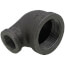 1-1/2" x 3/4" Black 90-Degree Reducing Elbow