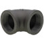 1-1/2" Black 90-Degree Elbow