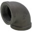 1-1/2" Black 90-Degree Elbow