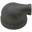 2" x 1/2" Black 90-Degree Reducing Elbow