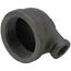 2" x 1/2" Black 90-Degree Reducing Elbow