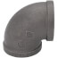 2" Black 90-Degree Elbow