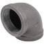 2" Black 90-Degree Elbow