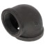 2-1/2" x 2" Black 90° Reducing Elbow