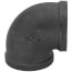 2-1/2" Black 90-Degree Elbow