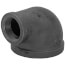 3" x 1-1/2" Black 90-Degree Reducing Elbow