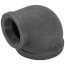 3" x 2" Black 90-Degree Reducing Elbow