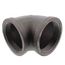 4" Black 90° Elbow