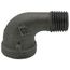 1/4" Black 90-Degree Street Elbow