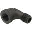 1/4" Black 90-Degree Street Elbow
