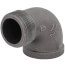 1-1/2" Black 90-Degree Street Elbow