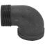 2-1/2" Black 90-Degree Street Elbow