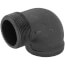 2-1/2" Black 90-Degree Street Elbow