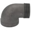 BLES300C - Bluefin BLES300C - 3" Black 90° Street Elbow