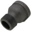 1" Black Extension Piece