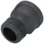 1-1/4" Black Extension Piece