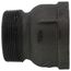 2" Black Extension Piece