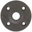 1/2" Black Floor Flange