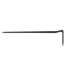 3/4" x 6" Black Carbon Steel Pipe Hook
