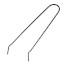 3/4" x 8" Black Carbon Steel Pipe Hook
