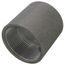 2-1/2" Black Steel Merchant Coupling Taper Tapped