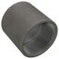 2-1/2" Black Steel Merchant Coupling Taper Tapped