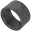 1-1/4" Black Merchant Half Coupling