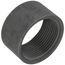 1-1/4" Black Merchant Half Coupling