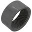 1-1/2" Black Merchant Half Coupling