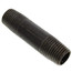 1/4" x 2" Black Nipple