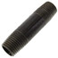 1/4" x 2" Black Nipple