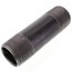 1" x 4" Black Nipple