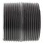 2-1/2" x Close Black Nipple