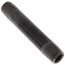 1/4" x 3" Black Nipple